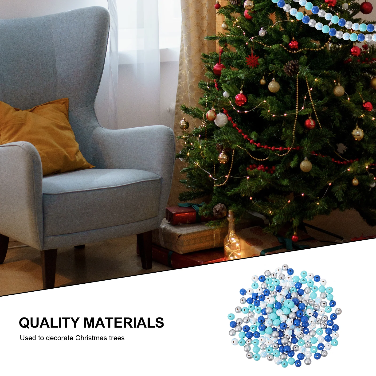 1 مجموعة DIY الحرفية الخرز الخشبي حبة مع حبل الهدايا الإبداعية للأصدقاء والعائلات شجرة المعلقات أساور القلائد #1