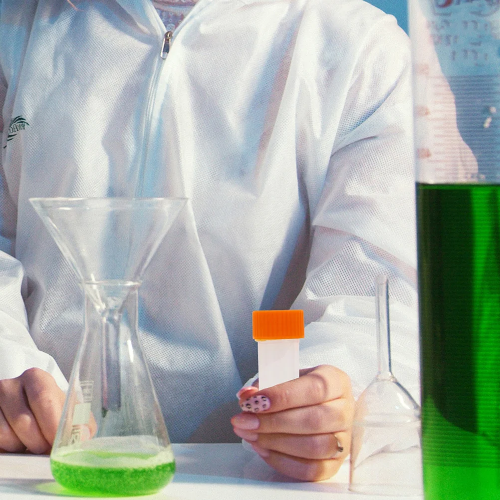 

81Pcs Sampling Tubes Plastic Freezing Test Tubes Durable Clear Screw Lid Sample Storage Experiment Supplies