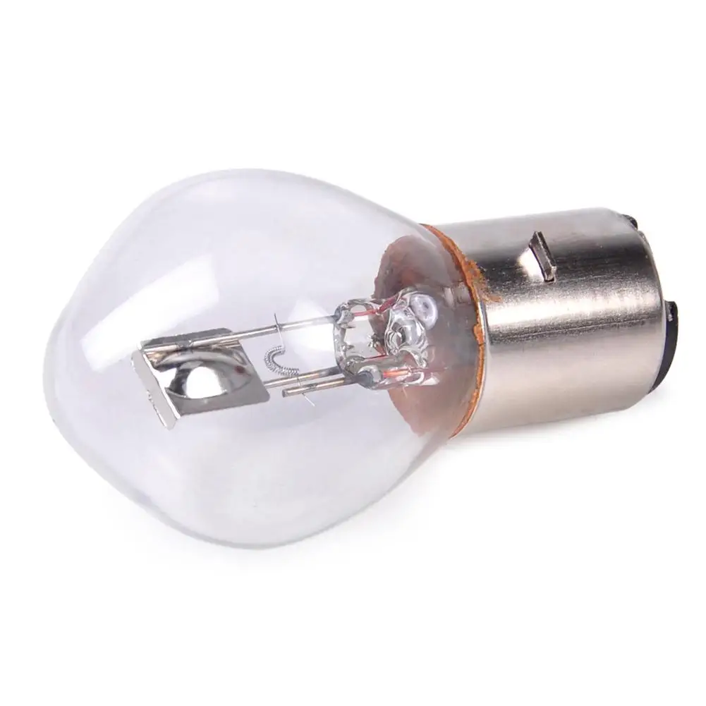 1/3/10pcs BA20D High Brightness LED Bulbs 12V 35/35W Halogen Headlight Singal Lamp Bulb Amber For Motorcycle ATV Moped Scooter image 3