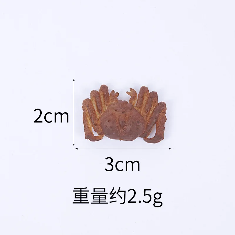 

Simulated Crab Decoration Kids Learning Toy Cooked Kitchen Model Artificial Seafood Simulation