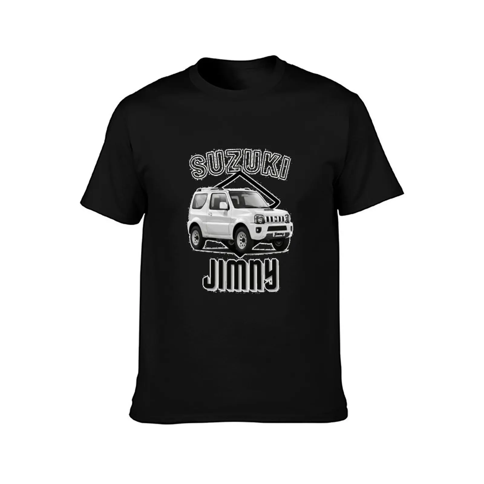 Suzuki Jimny With Logo Top T-Shirt blacks Louboutins vintage t shirts korean fashion tshirts for men