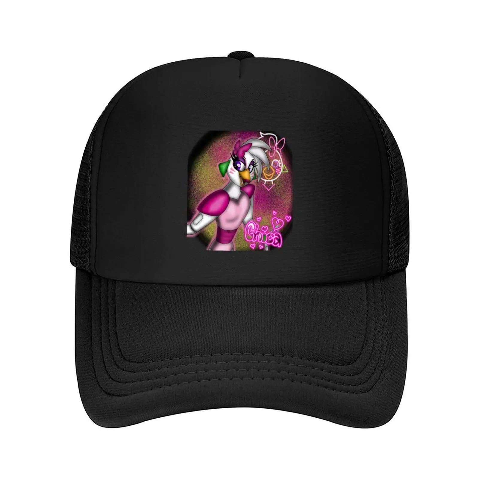 

Who wants pizza - Glamrock Chica Baseball Cap Visor summer hat Kids Hat Hip Hop Women Men's