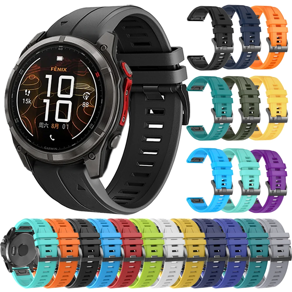 yZ[zQuickFit 26mm 22mm VRXgbv Garmin Fenix 5 5X Plus/8 Pro 6X 6 Pro 7X 7 E Tactix/Quatix 8 Epix Forerunner 970 EHb`ohp