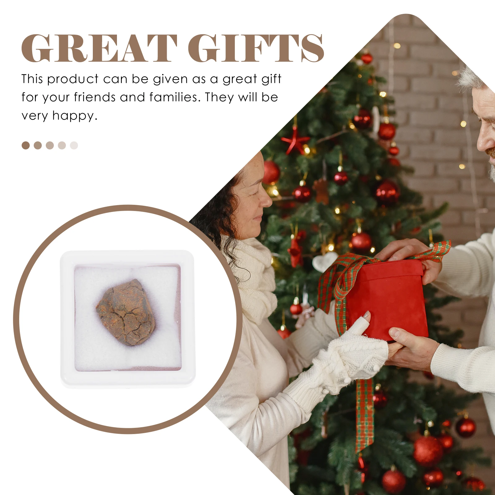 

2pcs Lithosiderite Meteorite Specimen Real Science Teaching Tool Desktop Ornament Educational Plaything Kids Party Decor Gift