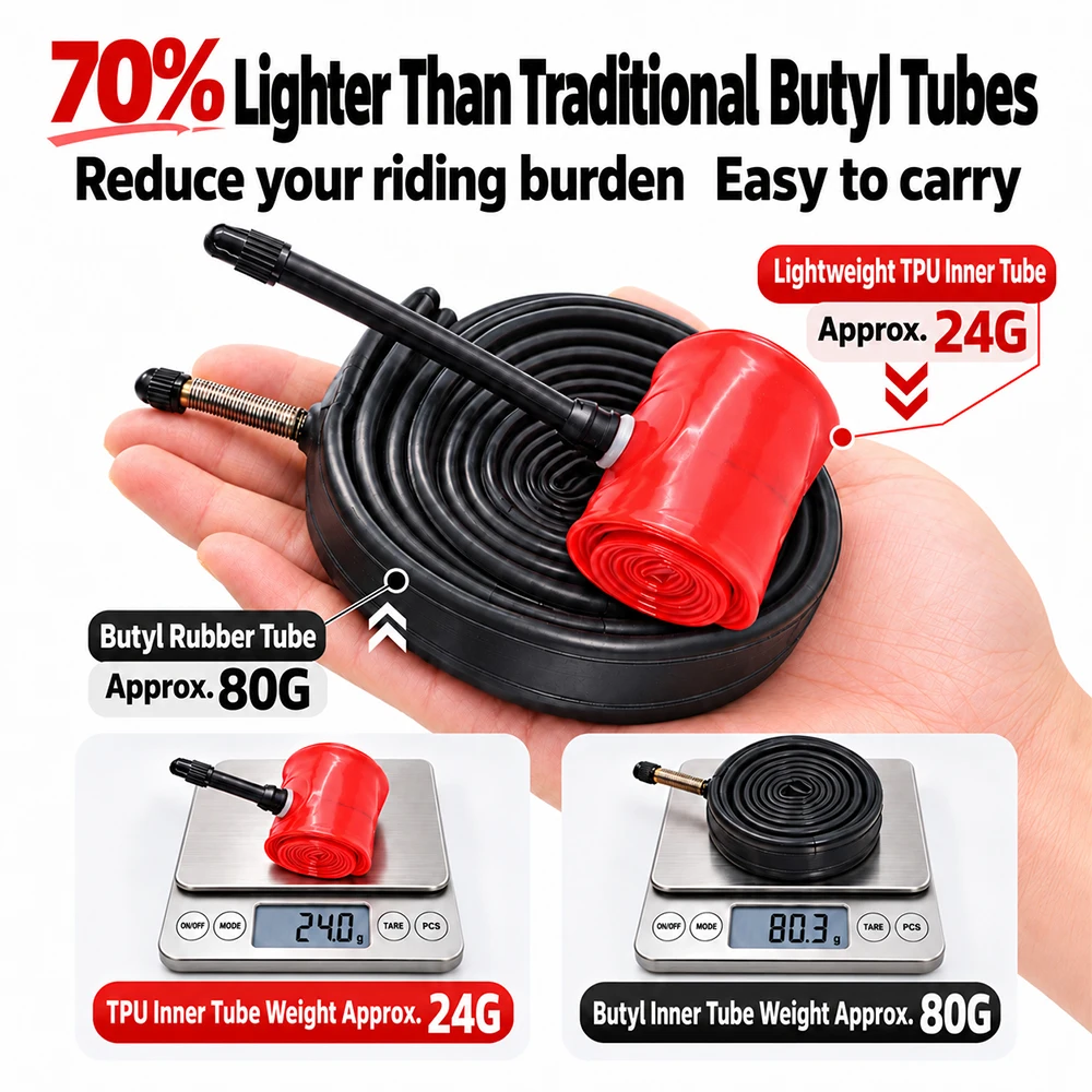 إطار دراجة جبلية MOTSUV، إطار  - مراجعة Mountain Biking Tube وسعره
