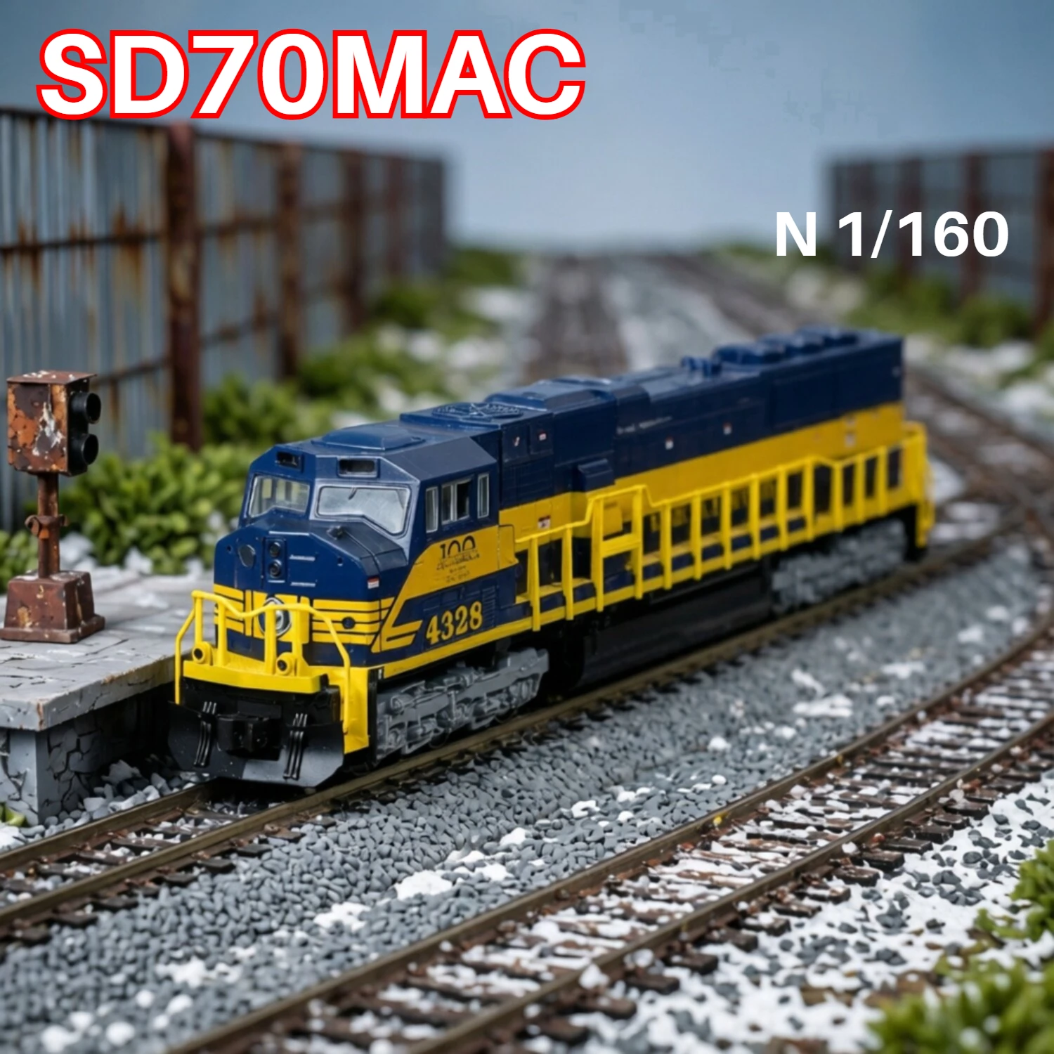 

Модель поезда KATO N-типа 1/160, дизельный локомотив SD70MAC 176-6412, окрашенный, коллекционный декоративный предмет, игрушка для мальчика, подарок