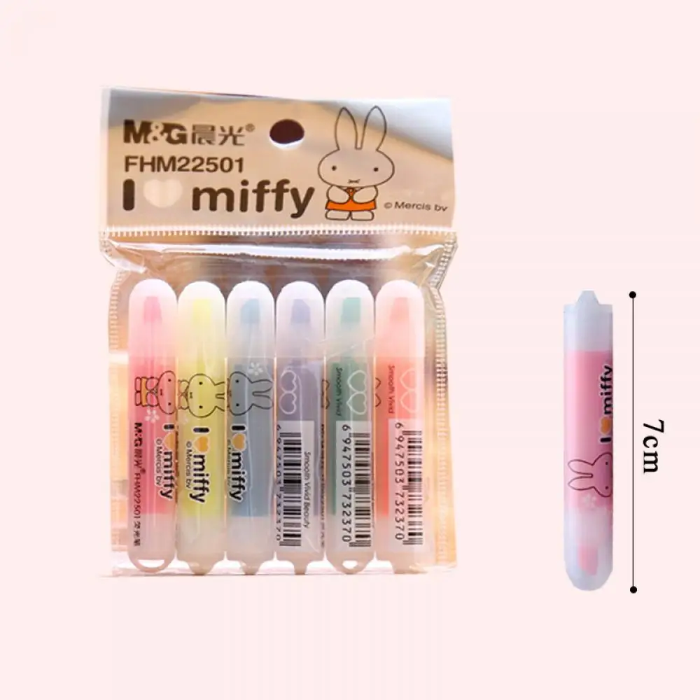 

Студенты Miffy Rabbit используют мини-портативные карманные диагональные маркеры для красочного мелирования и флуоресцентной маркировки