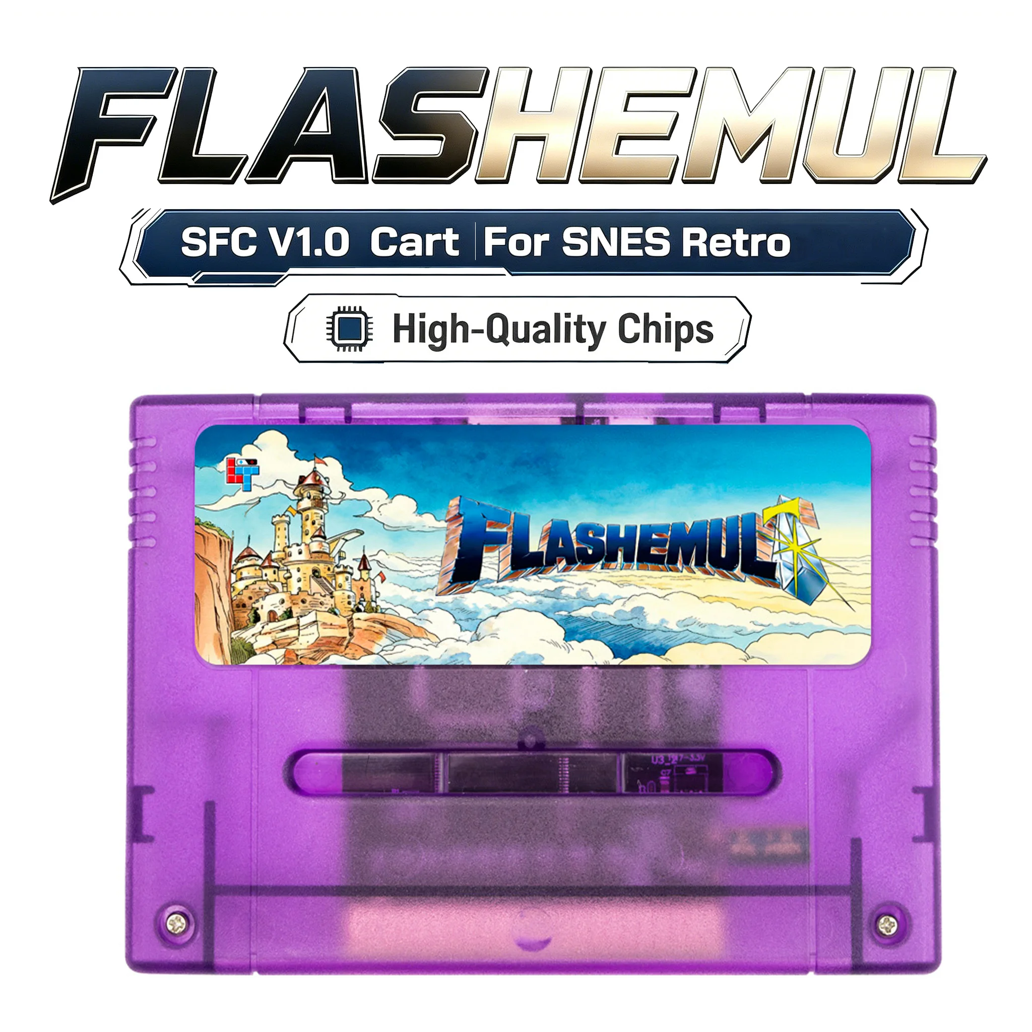 Retro Game Card - FLASHEMUL SFC Cart V1.0 For SFC