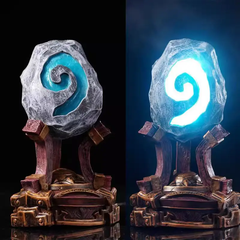 

New Hearthstone Game Collectible Model Toy With Led Changeable Color Breathing Light 19cm Action Figure Toy Gift