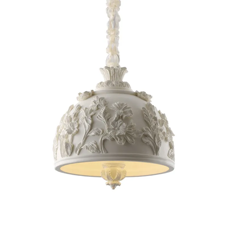 French Chandelier Living Room Entrance Corridor Small Hotel Dining Aisle Art Carving High End Atmosphere Lighting
