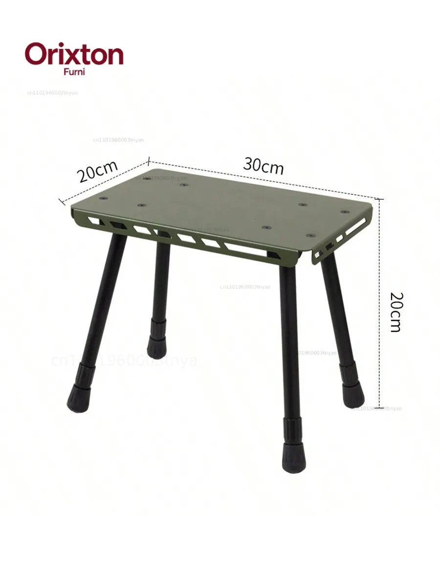 Outdoor Table And Chair Dual-Use Table, Liftable Portable Stool Outdoor Fishing Camping Chair Desk