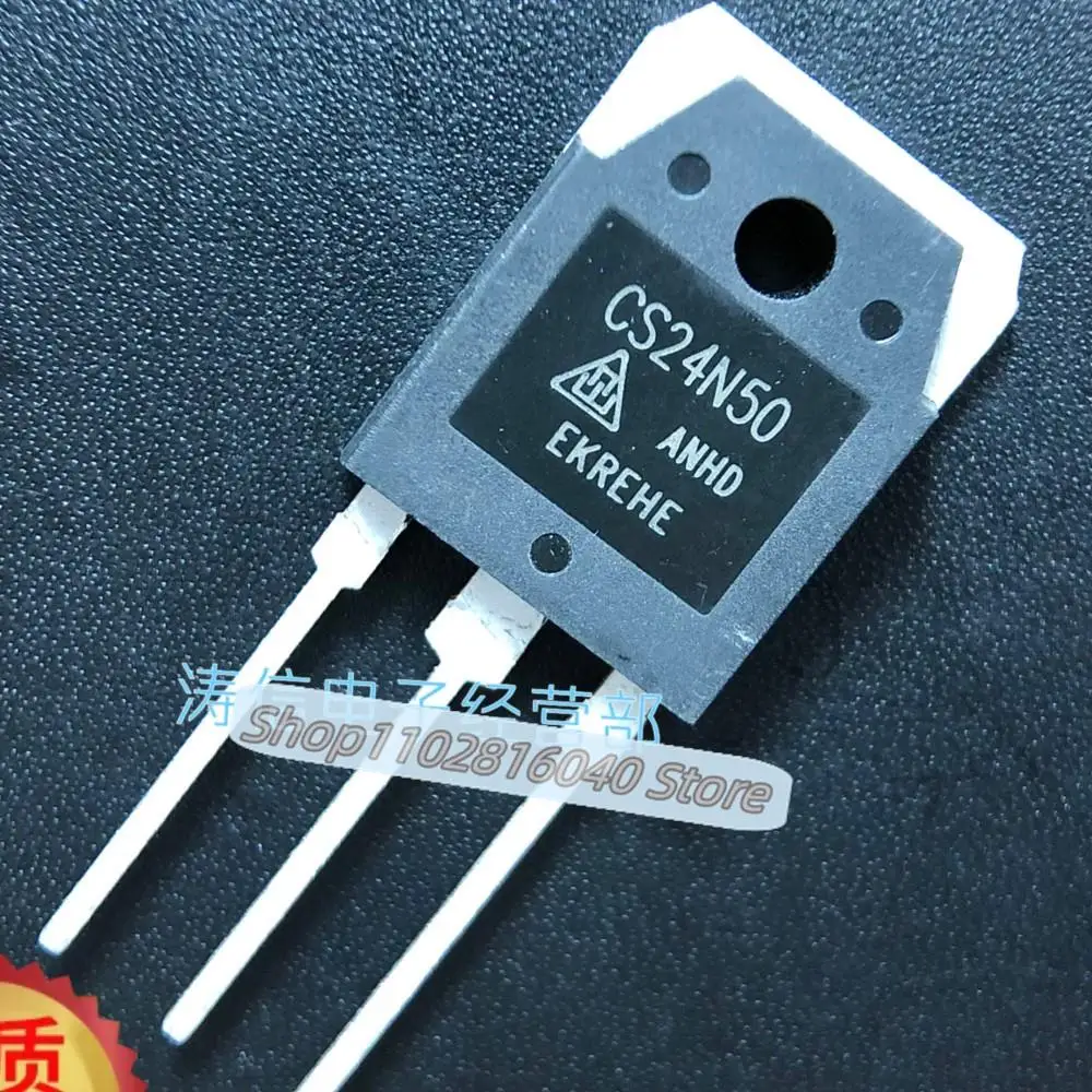 10PCS/Lot CS24N50  TO3P MOS 24A 500V  Best Quality Imported Original Spot