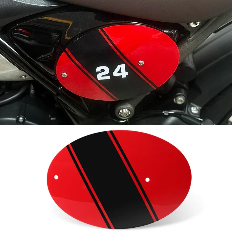 

Motorcycle Acrylic Side Fairing Guard Covers Protector Engine Side Cover Fit For Scrambler 400X Scrambler400X 2023-2025