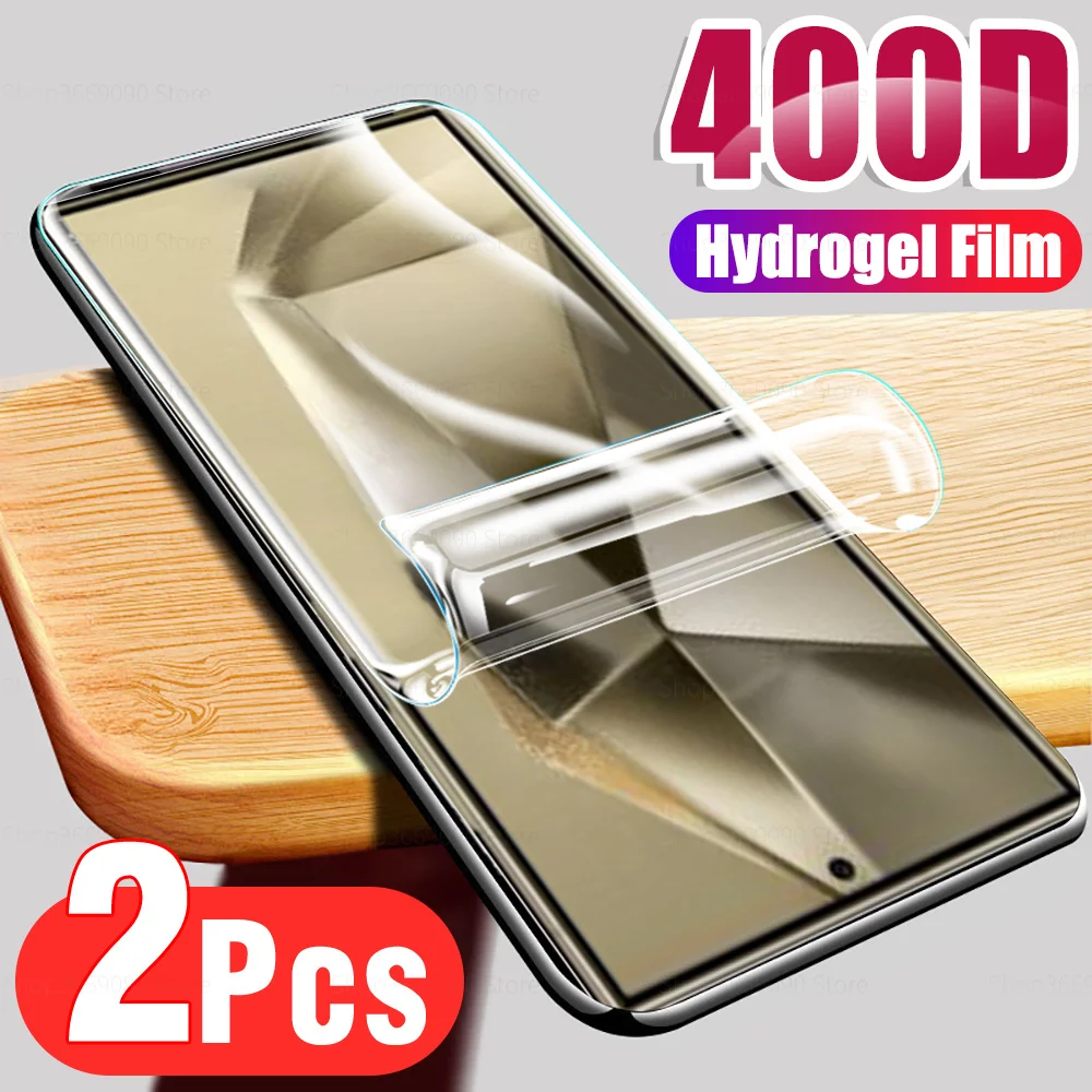 2Pcs Hydrogel Film Case For Samsung S24Ultra 5G Screen Protector For Samsung Galaxy S24 Ultra S 24 Plus 2023 Not Tempered Glass