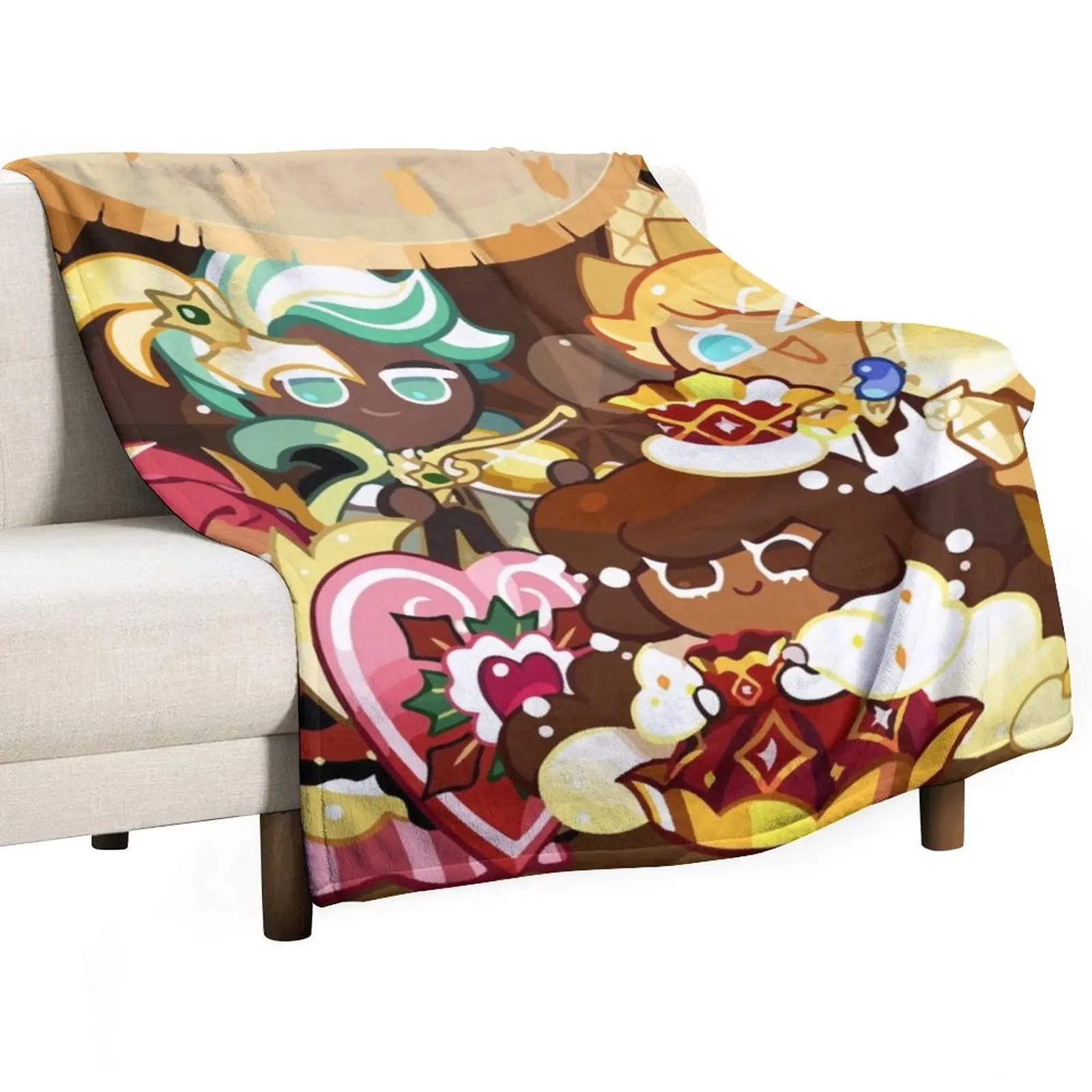 

Christmas in Cookie run kingdom Throw Blanket Soft Plush Plaid Designer Blankets