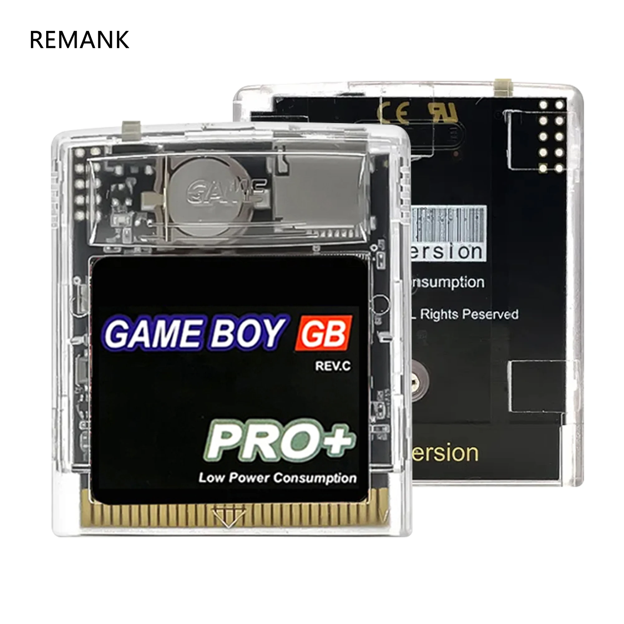 REMANK 2000 IN 1 Gameboy Color GB PRO Game Cartridge Game Boy Cart for GB GBC GBA with TF/SD Card Multifunctional