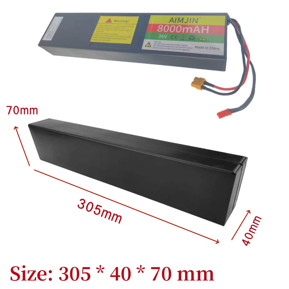 Imagem -06 - Bloco Recarregável da Bateria do Lítio 10s3p Poder 1000w com Bms 36v 8000mah