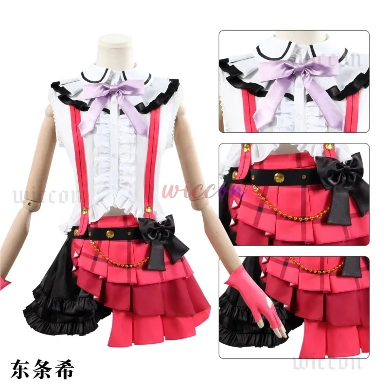 

NewLove Live! Cosplay Costume Ayase Eri Kōsaka Honoka Hoshizora Rin‌‌ Stage Performance School Idol Project Costume Member Unifo