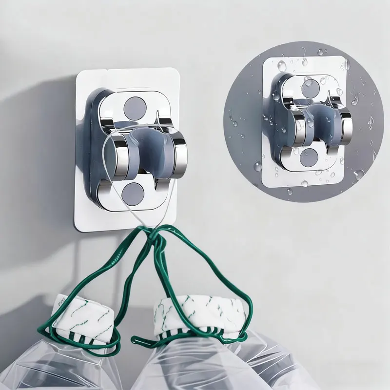 

Non-drilling Showerhead Bracket Adjustable Showerhead Hanger Bathroom Shower Accessories Rain Shower Lotus Pod Fixed Wall Base