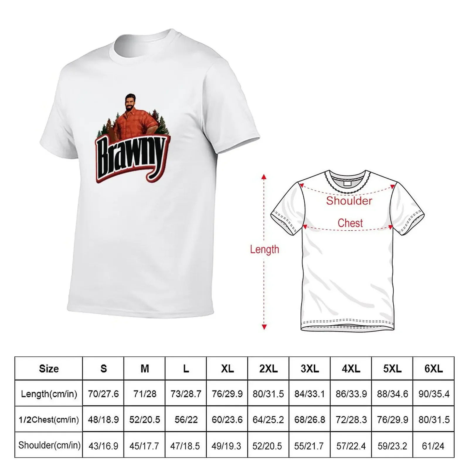 Brawny T-Shirt korean fashion quick-drying t shirts men