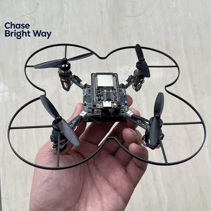 DIY Open Source Mini Programmable Drone with PCB Propeller Guards for STEM Hobbyists Teen Innovation Practice Training Use