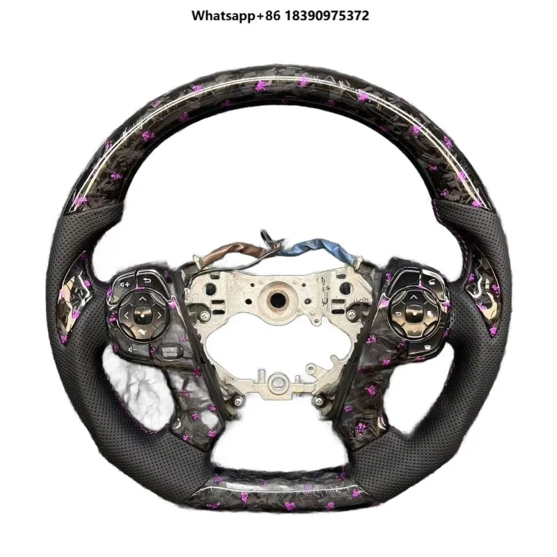 Carbon Fiber Steering Wheel for 7th Forged Custom Auto Interior Upgrade Without airbag