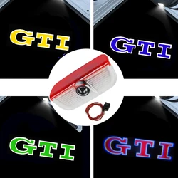 LED Car Door Welcome Light GTI Door Projector for Volkswagen Polo Caddy Golf 4 5 6 8 Jetta Tiguan Touran Passat TRoc MK3 MK4 MK5