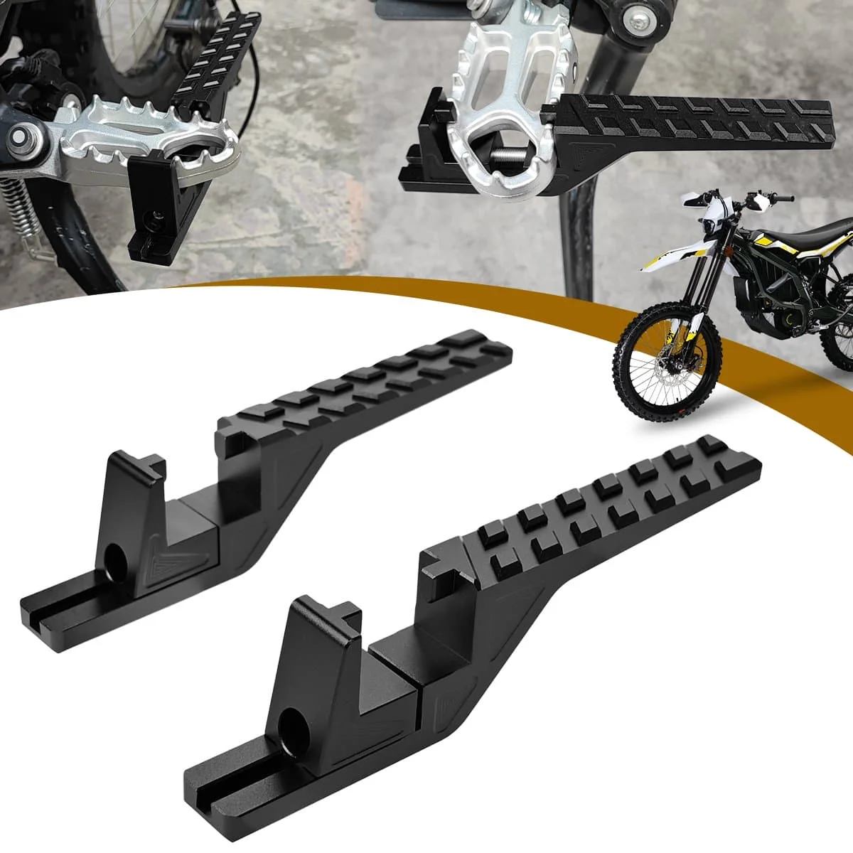 

Passenger Footpegs for Sur Ron Ultra Bee S/X Rear Foot Pegs Pedal Bracket Rear Kickstand BACK FOOT STAND BACKSTAND