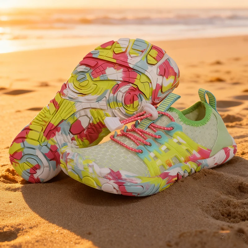 

Aqua Shoes For Children's Barefoot Water Shoes Anti-Slip Quick-Drying Outdoor Beach Upstream Wading Swimming Shoes