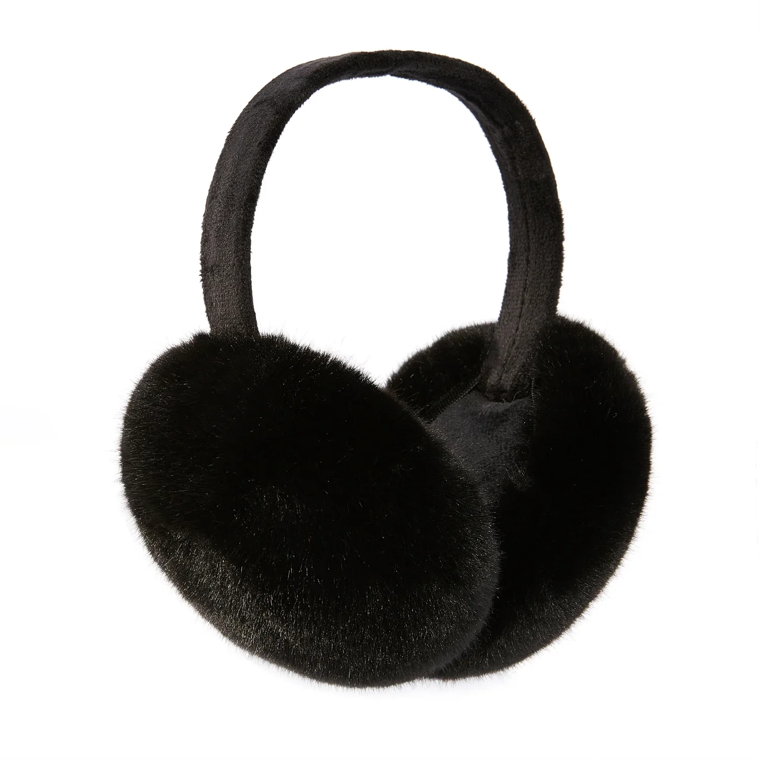 High Quality Earmuffs Faux Rabbit Fur Hang Ear Cover Warm Winter  Headwear Ear Muffs Fur Earmuffs Unisex Adult Ear Warmer Fold