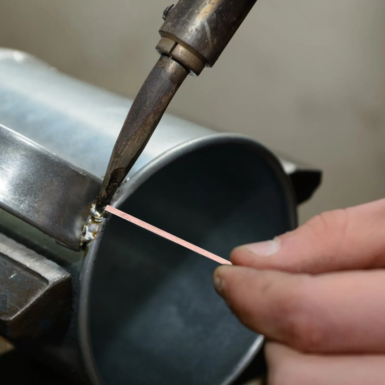 20Pcs Copper Welding Brazing Wire Silver Golden Repairing Rod Electromechanical Instrumentation Flux Cored Wire for Smooth