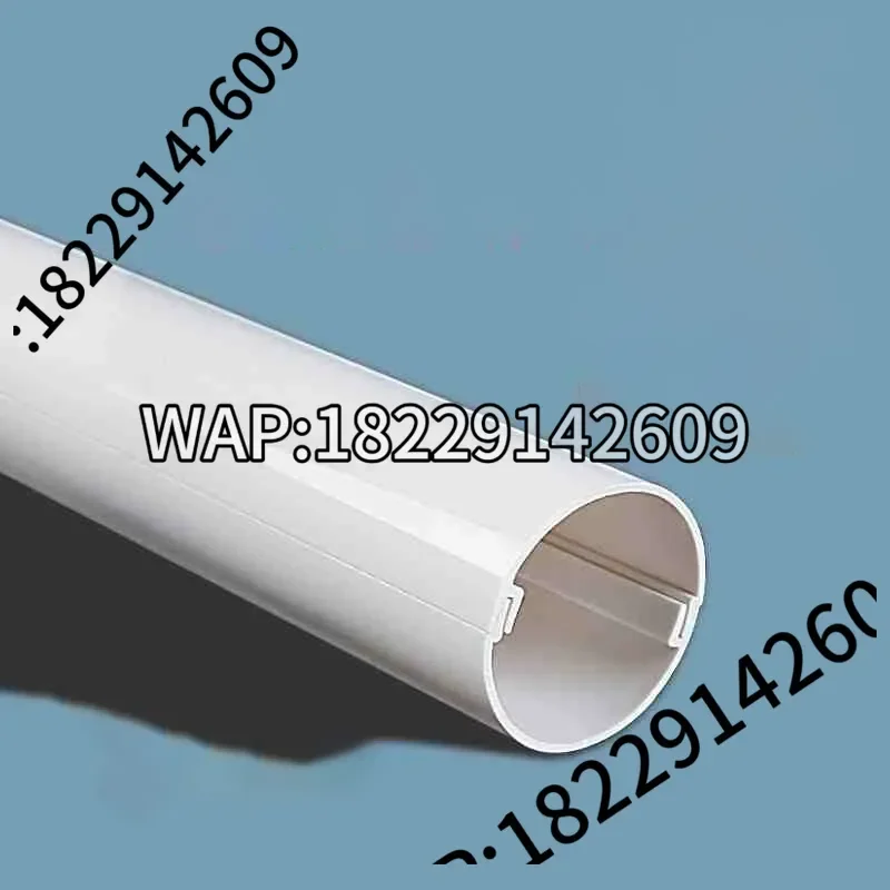 0.5 Meter PVC Two-Piece Buckle Groove Wire Pipe Protective Sleeve Durable Cable Cover Tube for Wire Management Diameter