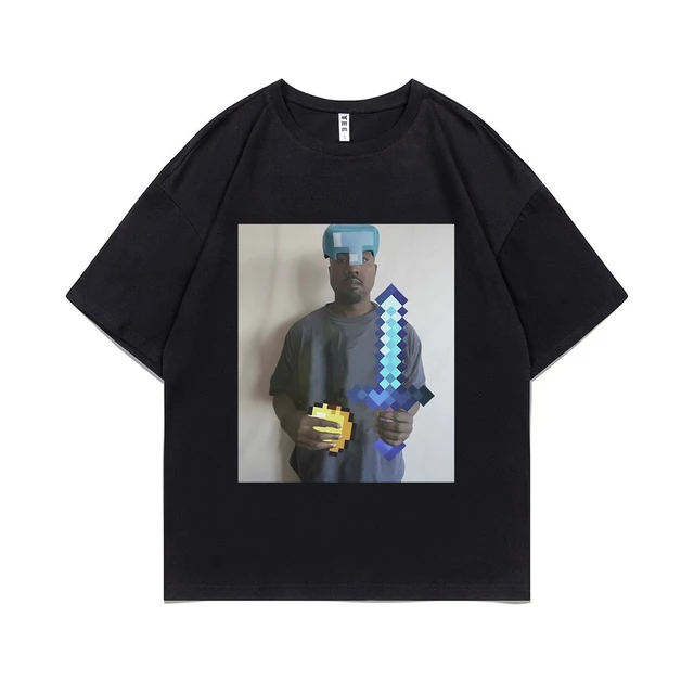Rapper Kanye West Funny Meme T shirt Men Women Hip Hop Oversized Cotton Tshirt Unisex Harajuku Fearless T shirt Short Sleeve AliExpress