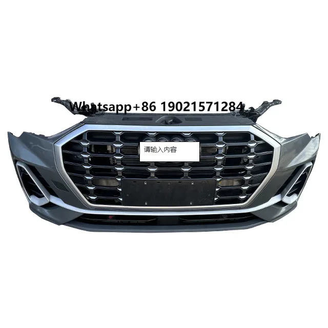 

Used Q3 2020-2023 Auto Parts Before Car Bumper Assembly with Front and Rear Grille Exterior Parts Material