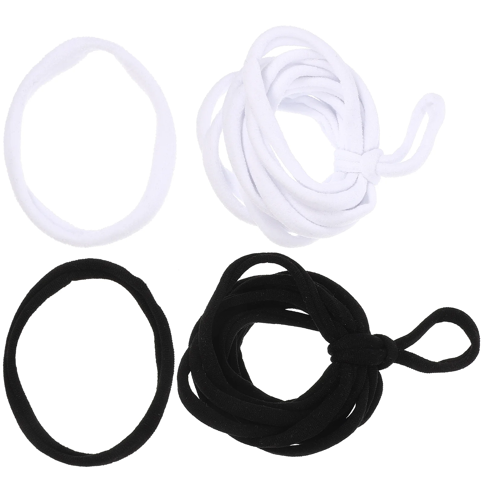 

192 Pcs Knitting Ring Braided Rope Coaster Toddler Black Frames Beads Acrylic DIY Supplies