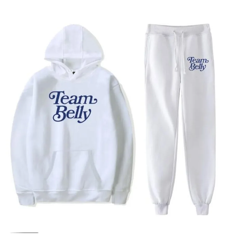 The Summer I Turned Pretty Team Belly Men's Sportswear Sets Casual Tracksuit Two Piece Set Top and Pants Sportswear Suit