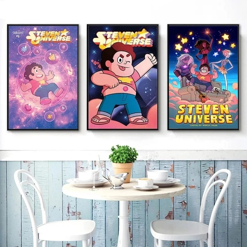 France Marseille Anis Olive Travel and Steven Universe Big Donut Hot Anime Poster Art Wall Painting Canvas Painting Home Decor