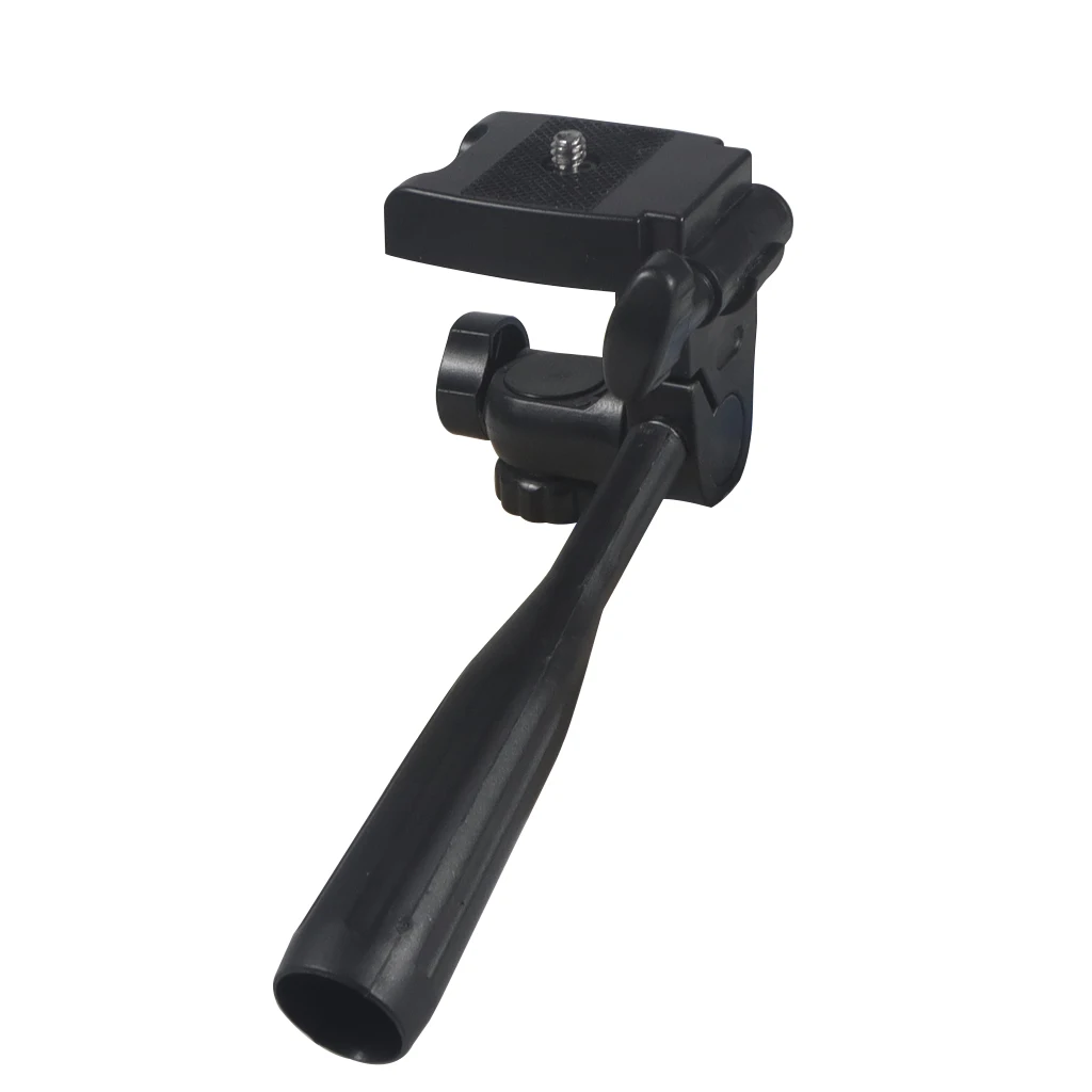 Three-way Head Mobile Phone Micro SLR Handle PTZ Camera Rotating Bracket Tripod Accessories Laser Level Tripod Head w Arm