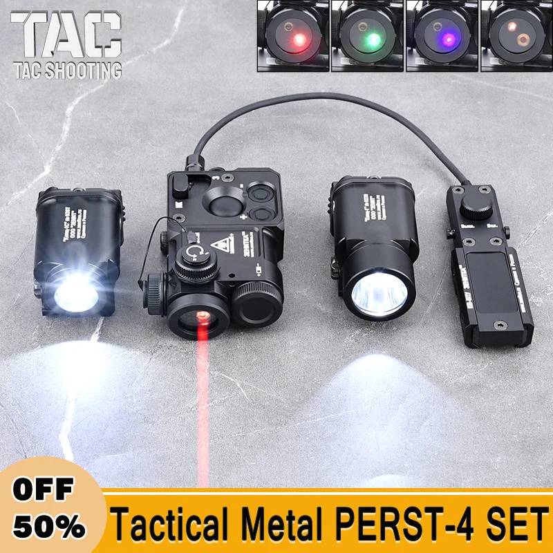 

Tactical All Metal Zenitco Perst 4 P4 Red Green Blue IR Infrared Klesch 1S 2U 2P Flashlight K-2P CNC Hunting Weapon Scout Light