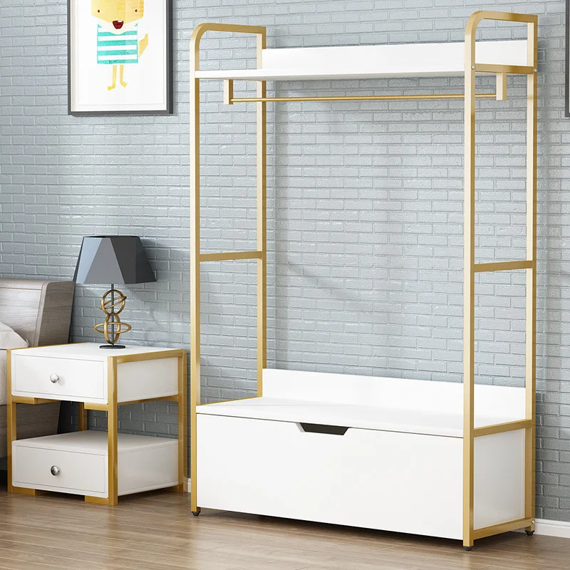 

Hanger Bedroom Floor-to-ceiling hanger Clothes rack Modern simple hangers Living room storage rack Coat racks