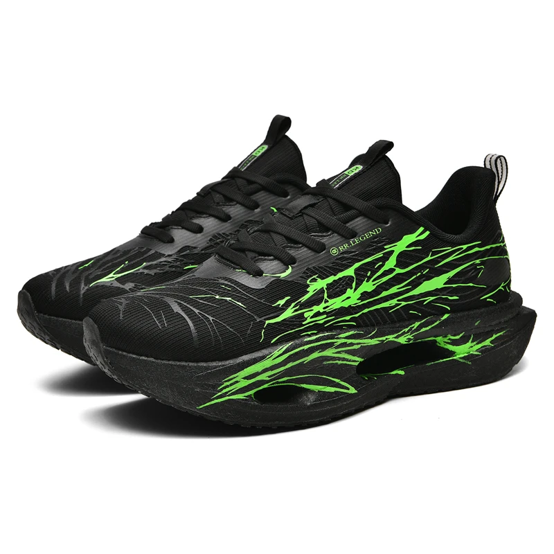 

Waterproof leather upper, fleece-lined sports shoes for men - Winter lightweight shock-absorbing soft sole running shoes, studen