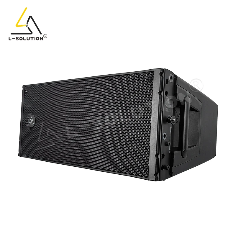 110V 1400W Stereo Dual 10 Inch Active Line Array Speakers HDL20 Series Neodymium Magnet 8ohm Impedance Including Flight Case