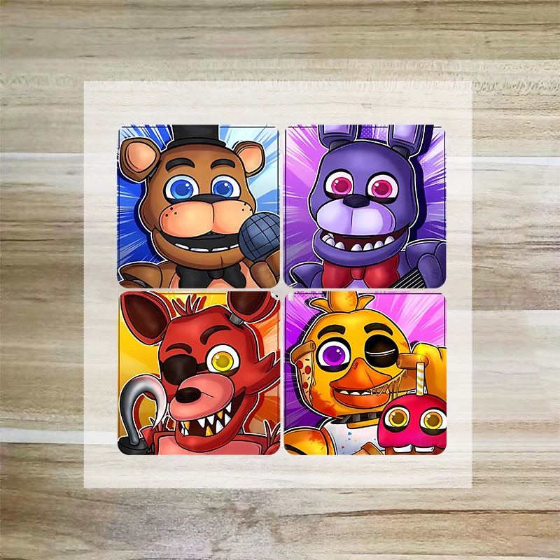 Five Nights At Freddys Iron on Heat Transfer Stickers Anime FNAF DIY T-Shirts Thermal Stickers Game Adult Kids Patches Clothing