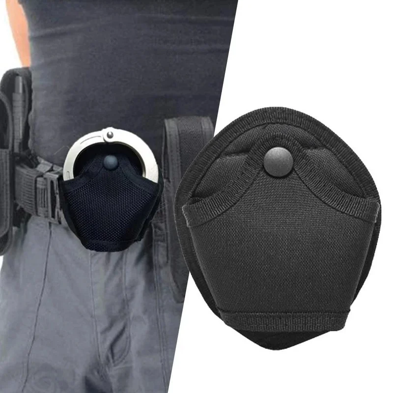 1PC Outdoor Multifunctional Nylon Waist Bag Handcuffs Holder Pouch Case Police Activities Handcuff Pocket Tactical Accessories