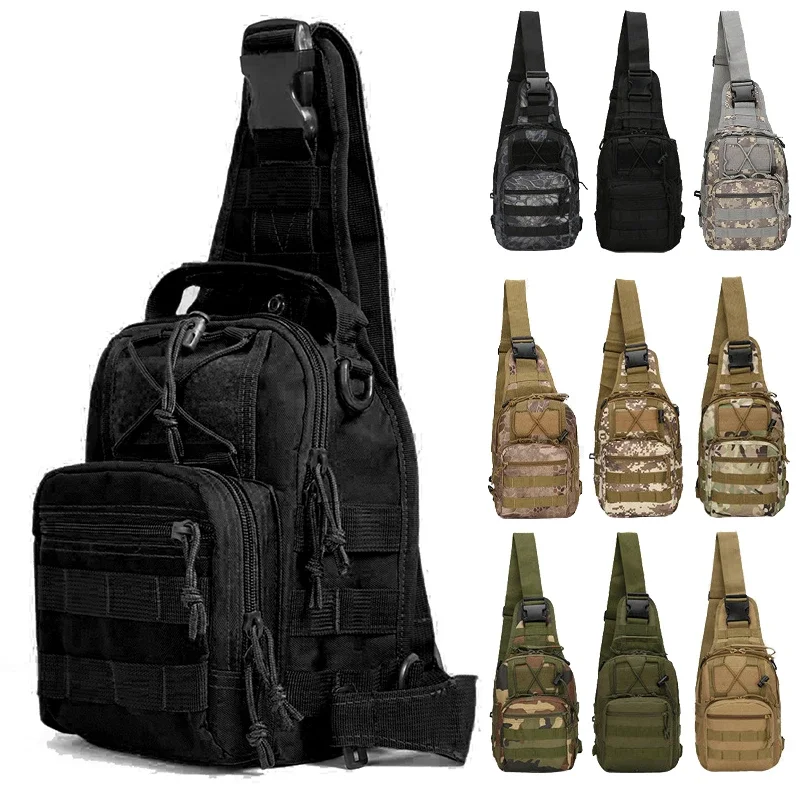 Tactical Shoulder Backpack Rover EDC Outdoor CCW Sling Bag Waterproof Hiking Camping Pack Concealed Range Bag Hunting Daypack