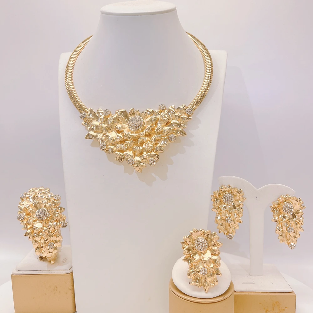 Beautiful Wedding Jewelry Sets Popular and Unique High Quality Women's Jewelry From Nigeria