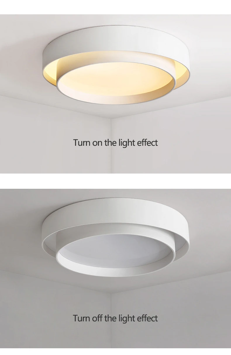 Nordic Bedroom Ceiling Lamp Minimalist Modern Ceiling Light for Living Room Kitchen Study Home Indoor Lighting Decor Fixtures