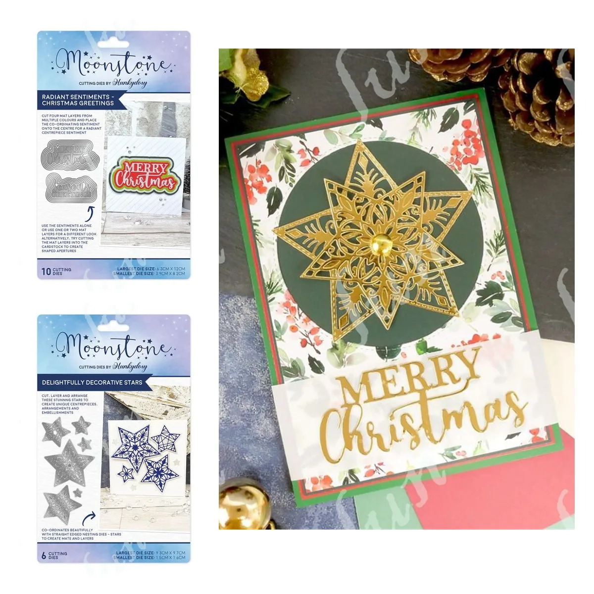 

Metal Cutting Dies Scrapbooking New Christmas Greetings Die Photo Album Card DIY Paper Embossing Craft Supplies 2024