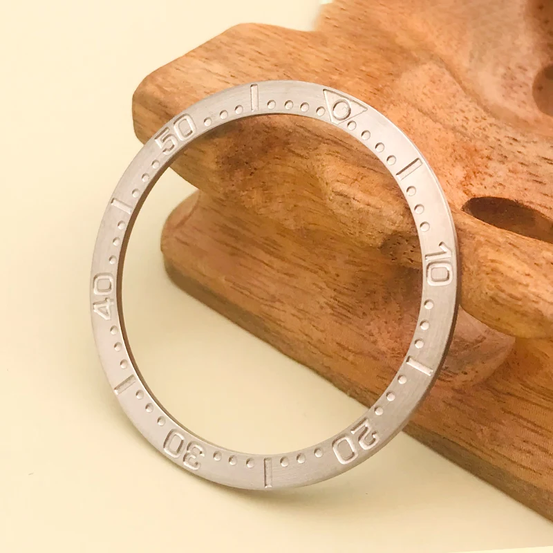 Mod 38mm seiko srpd skx007 skx009 bezel inserção plana aço inoxidável moldura sub anel skx esportes 5 relógio masculino casos peças presentes