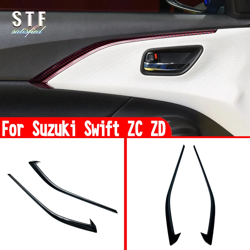 

For Suzuki Swift ZC ZD 2024 2025 Car Accessories Interior Door Trim Cover Molding Decoration Stickers